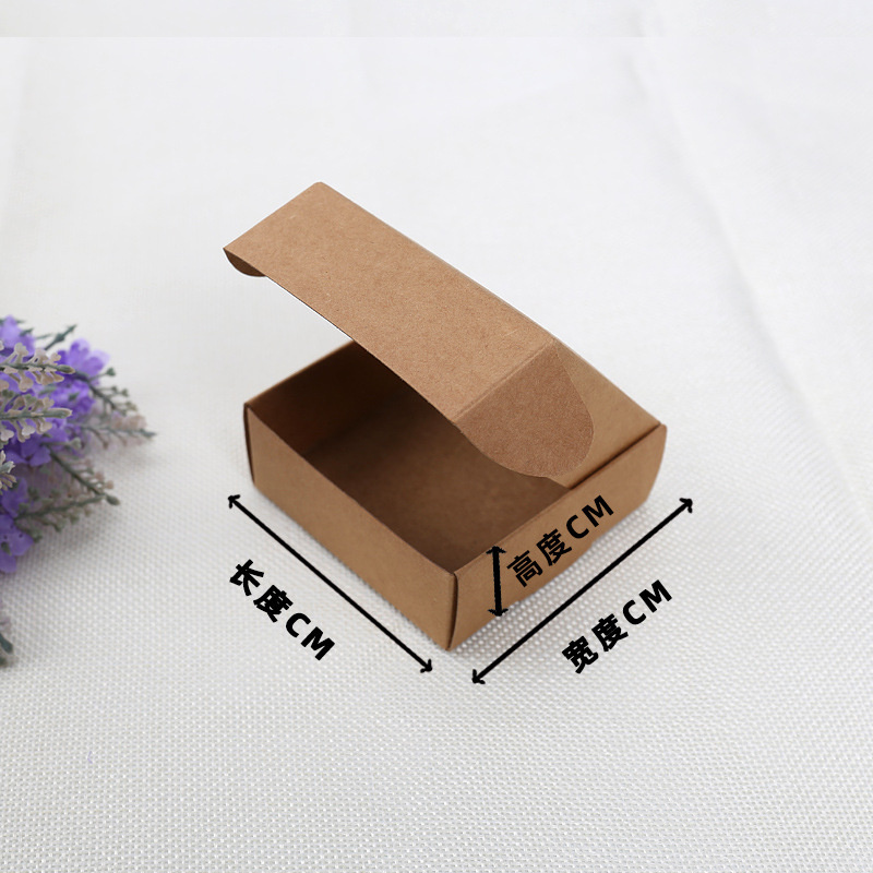 Set 10 hộp giấy kraft trong suốt đựng quà cưới