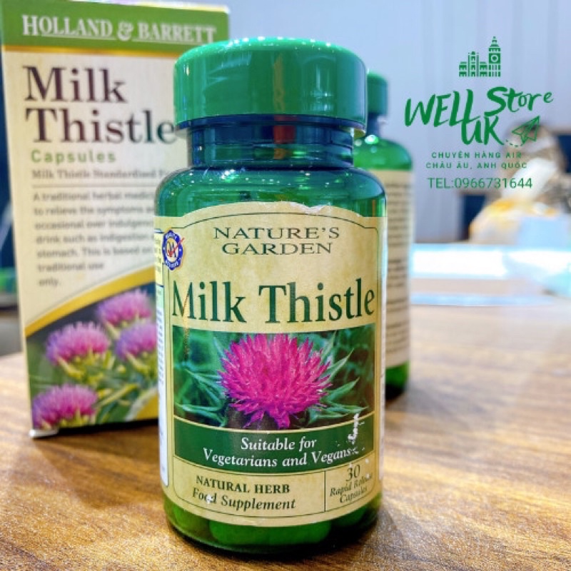 MILK THISTLE- VIÊN UỐNG GIẢI ĐỘC GAN HIỆU QUẢ