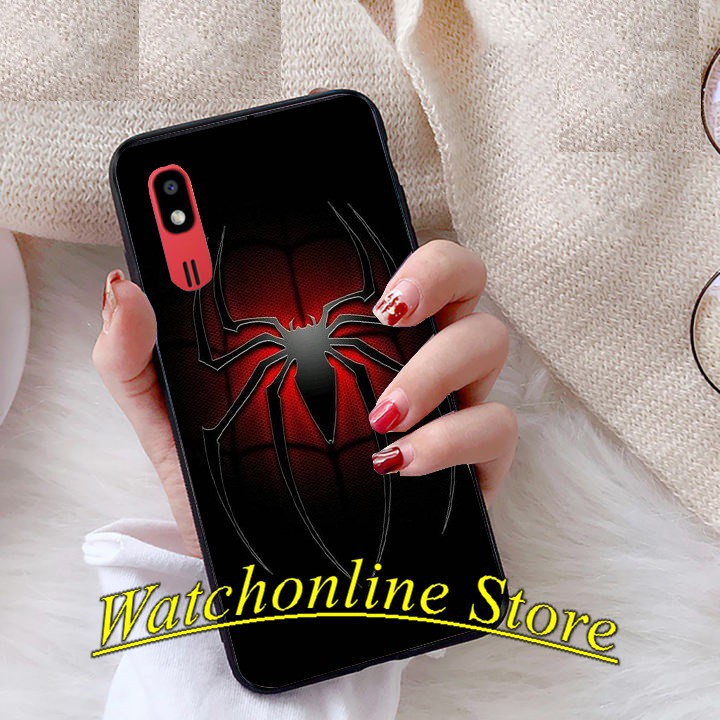 Ốp lưng phủ bóng cho Xiaomi Note 8 / Note 8 pro Mi 8 Mi 8 se Mi 9 Note 9s Note 9 pro họa tiết Nhện