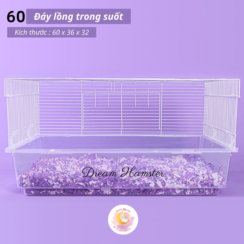 Lồng 60cm khay trong cho hamster, thỏ, bọ ...  (Không phụ kiện)