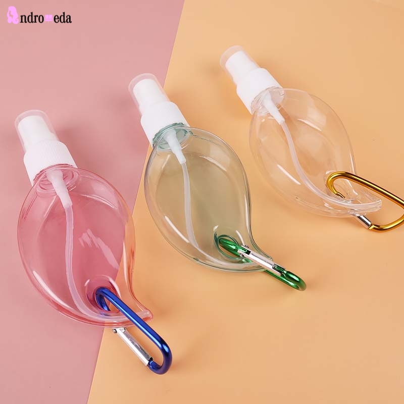 Bình xịt 50ml gắn móc khóa hình chiếc lá