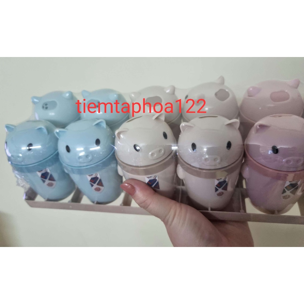 Hủ lọ đựng tăm tiêu hình gấu