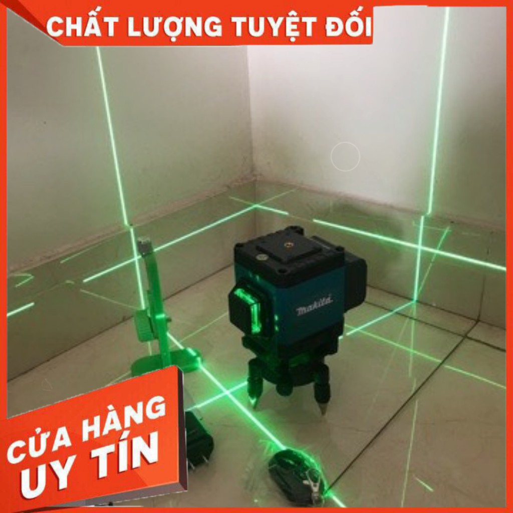 [Công Ty] Máy cân bằng laze 12 tia xanh MAKITA dùng trong thi công đi dây, máng cáp, công tắc, ổ cắm, lắp đèn, ống dẫn n