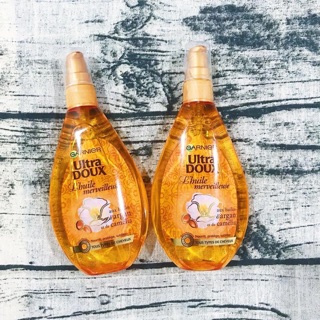 Dầu dưỡng tóc Garnier Ultra Doux Argan Camelia Oil