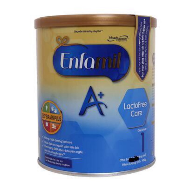 Sữa Enfa A+ Lactofree 400g cho trẻ tiêu hoá kém