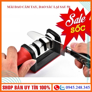 Dụng cụ mài dao 3 rãnh - Tiện lợi cho mỗi gia đình