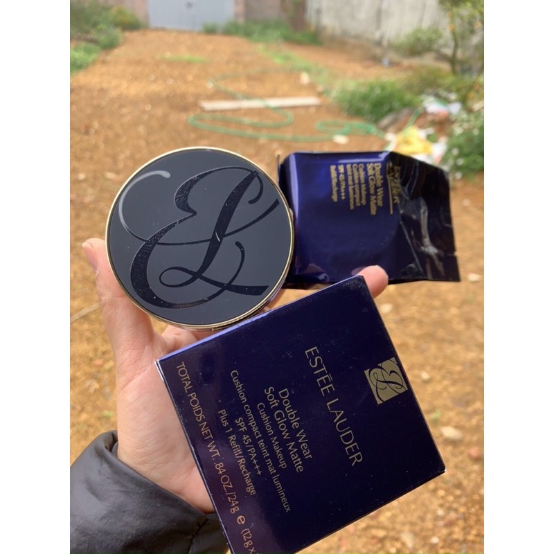 Phấn Nước ESTEE LAUDER Double Wear Soft Glow Matte Cushion Makeup SPF 45