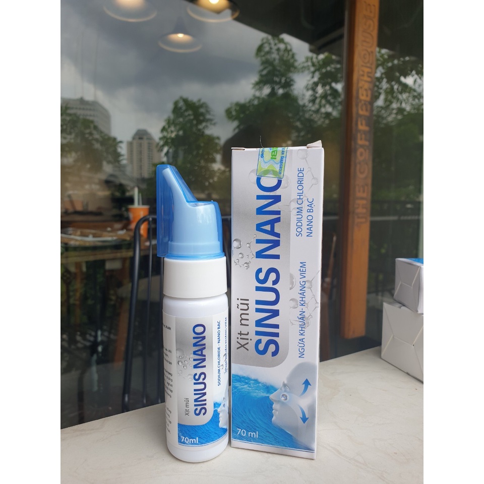 Xịt Mũi Sinus Nano Bạc Cao Cấp - Ngăn Ngừa Viêm Xoang Viêm Mũi