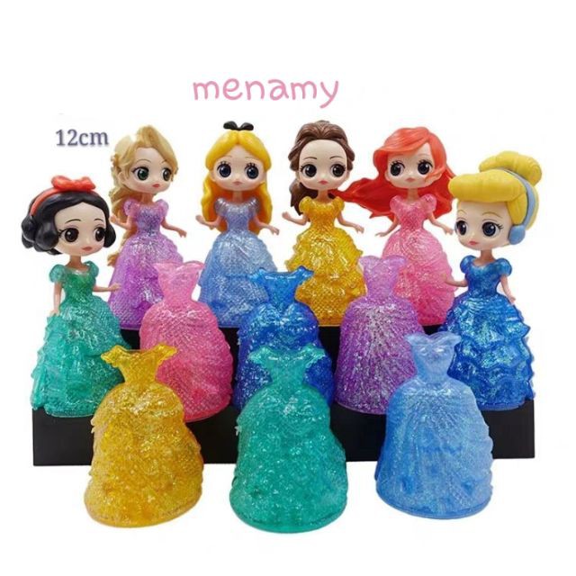 Búp bê disney thay váy siêu xinh