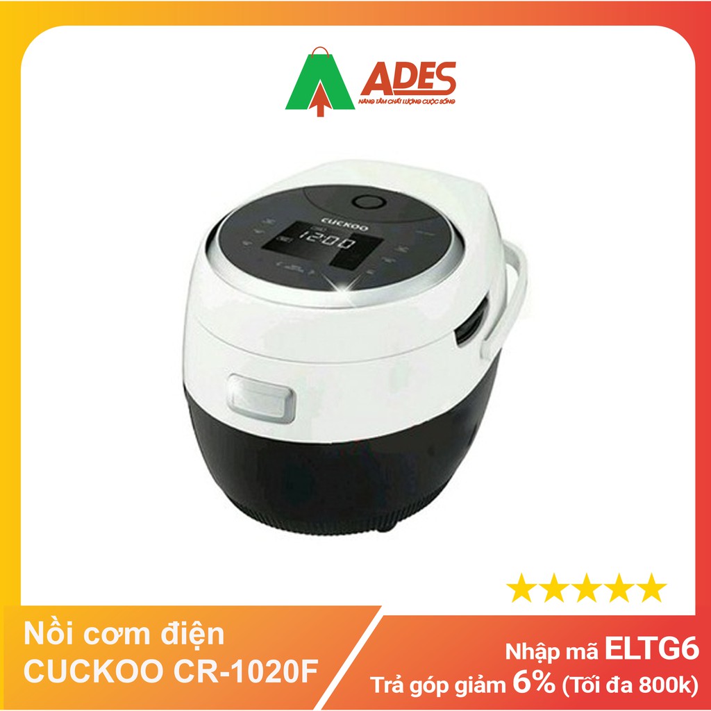 [Mã 154ELSALE2 giảm 7% đơn 300K] Nồi cơm điện CUCKOO CR-1020F 1.8 Lít - Bảo hành Chính hãng 12 Tháng