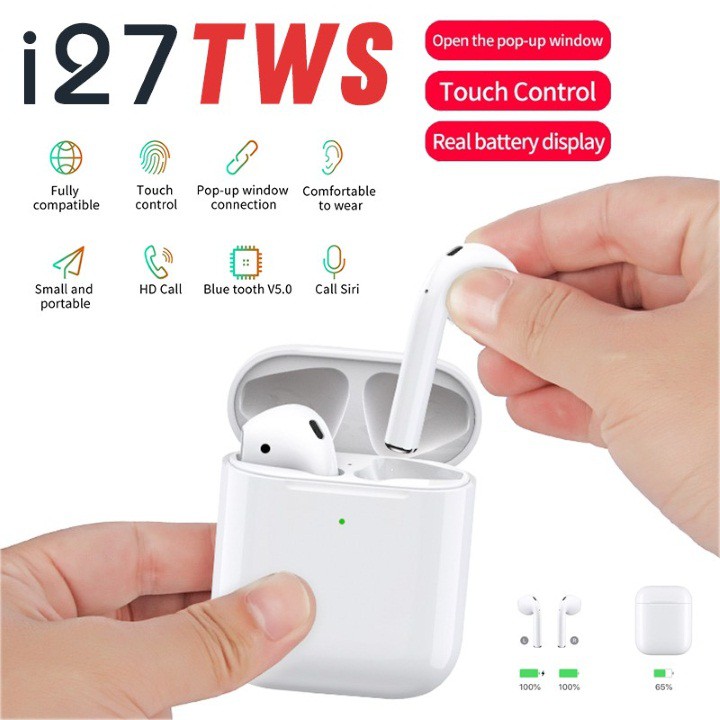 Tai Nghe i27 TWS Bluetooth 5.0 True Wireless