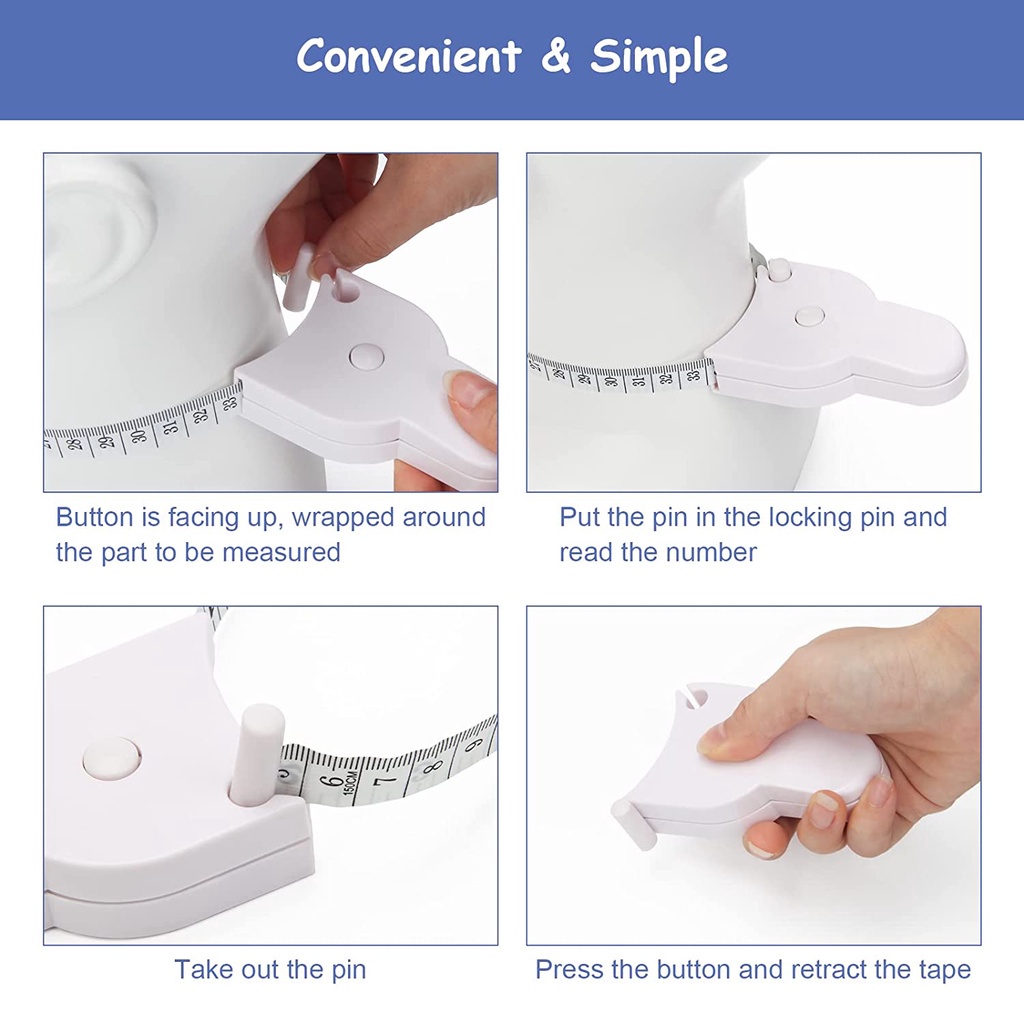 Thước Dây Đo Đường Kính Tự Động Thu Gọn Được DIY