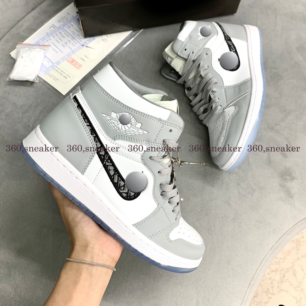 GIÀY THỂ THAO XÁM CỔ CAO ⚡CHUẨN 1:1⚡,GIÀY SNEAKER NAM NỮ | BigBuy360 - bigbuy360.vn