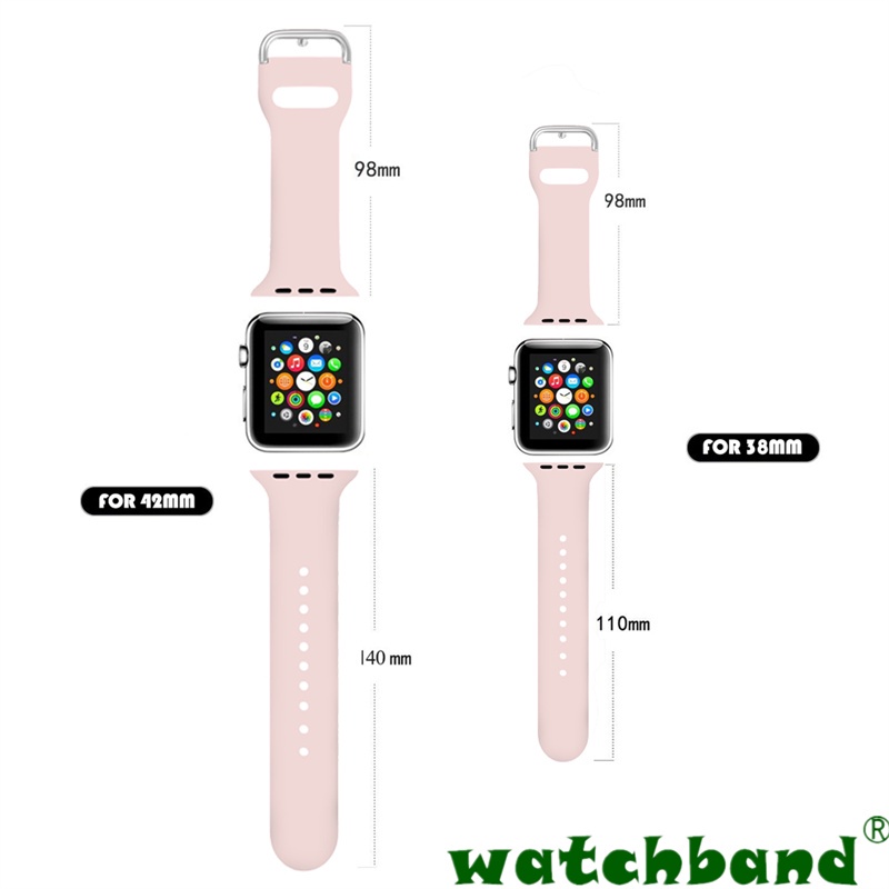 [Spot Cod] Dây Đeo Thể Thao 6 Màu Độc Đáo Cho Apple 7 iwatch 7 / 6 / 5 / 4 / 3 / 2 / SE 38mm 40mm 41mm 42mm 44mm 45mm