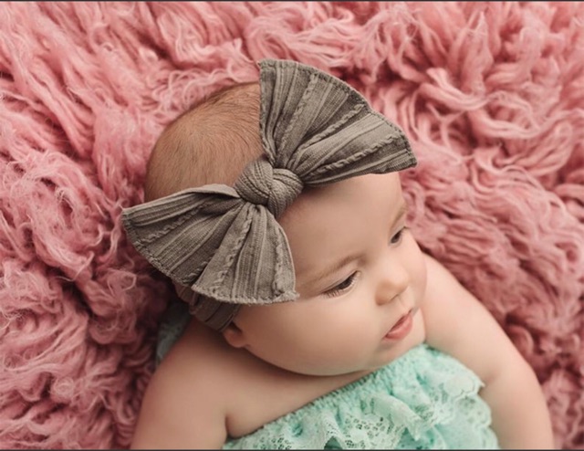 TURBAN BẢN RỘNG COTTON DÀNH CHO BÉ GÁI PHONG CÁCH CHÂU ÂU