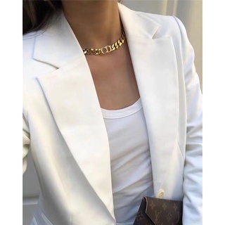 DIOR Vòng cổ Mặt Chữ CD Thời Trang Hàn Quốc