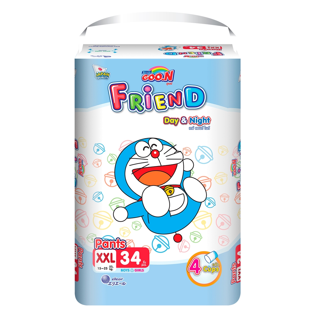 Tã quần Goon Friend Mới M54/L46/XL40/XXL34/XXXL22