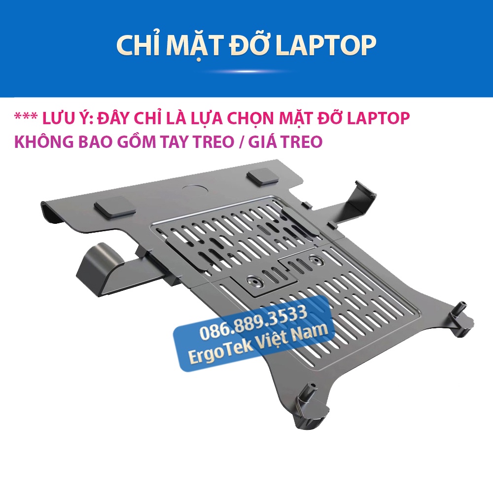 / Giá Treo Màn Hình NB F160 17 - 27 Inch Kèm Kẹp Đỡ Laptop FP2 10 - 17 Inch