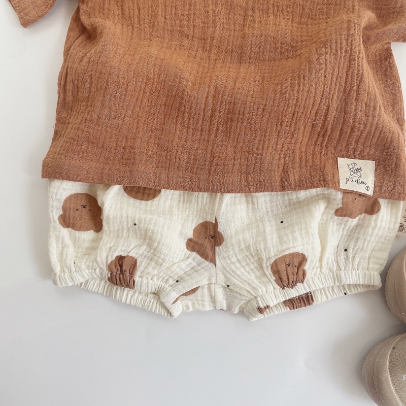 Quần đùi quần boom cho bé trai bé gái P'ti chou ( Gum Pumpkin Pant )