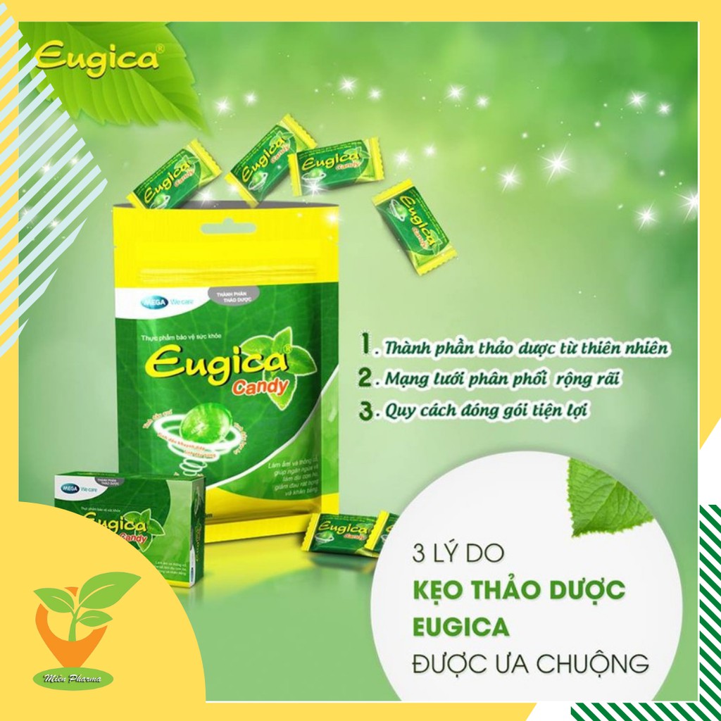 Kẹo Eugica Candy - Eugica Candy Cool Extra (Bịch 15 viên)