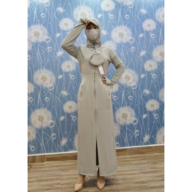 Áo Choàng dài chống nắng toàn thân .Hàng 1lớp chất liệu vải Nano nhật thông hơi thoáng khí.