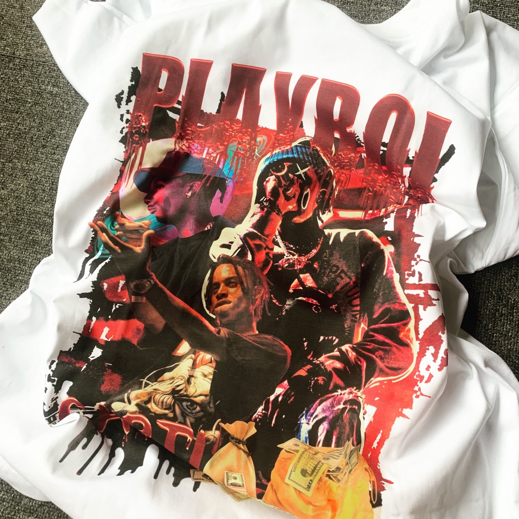 Áo thun ngắn tay oversize PLAYBOI CARTI