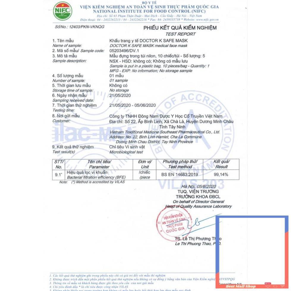 Khẩu trang y tế kháng khuẩn cao cấp Doctor K NGO | BigBuy360 - bigbuy360.vn