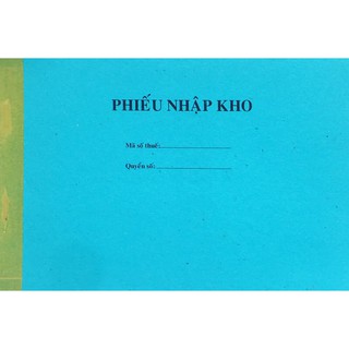 Phiếu nhập nhỏ/ Phiếu xuất nhỏ 2 Liên