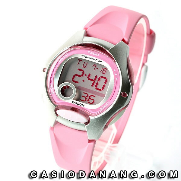 Đồng hồ nữ dây nhựa Casio chính hãng Anh Khuê LW-200-4BVDF (34mm)