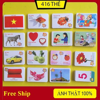 Bộ Thẻ Học Thông Minh 416 Chủ Đề Cho Bé