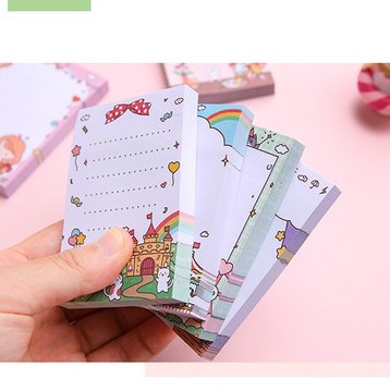 Tập 100 tờ Giấy Note, Giấy Ghi Chú, Sticky, Note To Do List Dễ Thương Nhiều Mẫu ST37