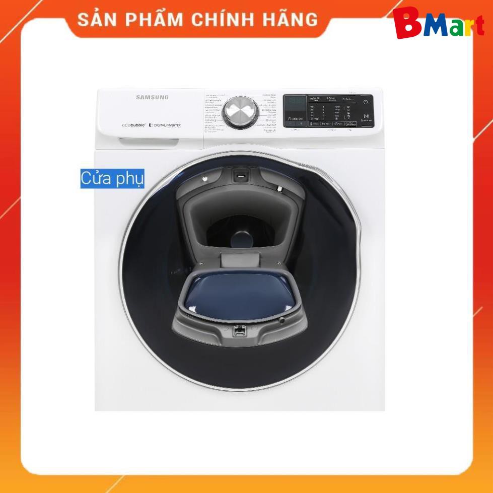 [ FREE SHIP ] Máy giặt sấy Samsung AddWash Inverter Giặt 10.5 kg - Sấy 7 kg WD10N64FR2W/SV  - BM