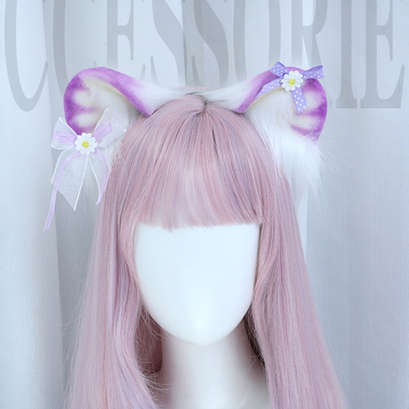 Băng Đô Tai Gấu Bông Phong Cách Lolita Đáng Yêu