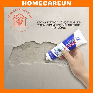 Keo Vá Tường Chống Thấm LKB 250gr - Trám Trét Vết Nứt Khe Hở Tường - Chống Mốc Ẩm Làm Sạch Tường
