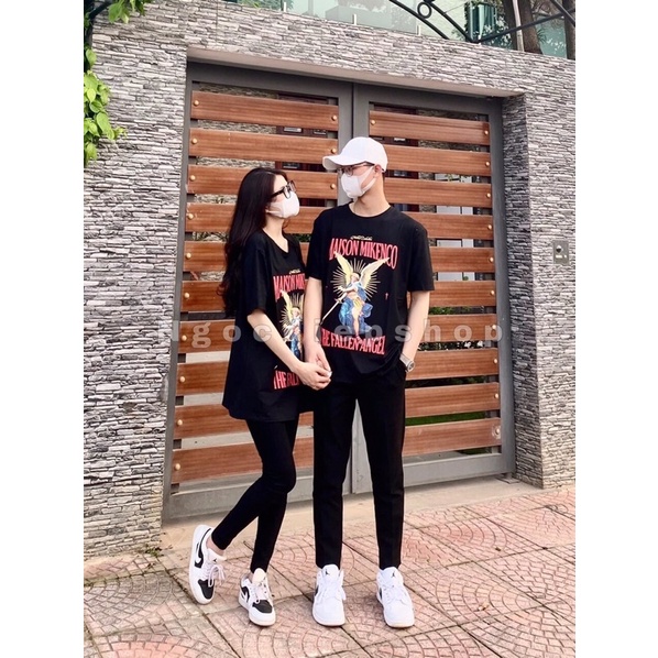 [Rẻ vô địch] áo thun cotton tay lỡ dáng rộng unisex freesize - tiên nữ Mikenco