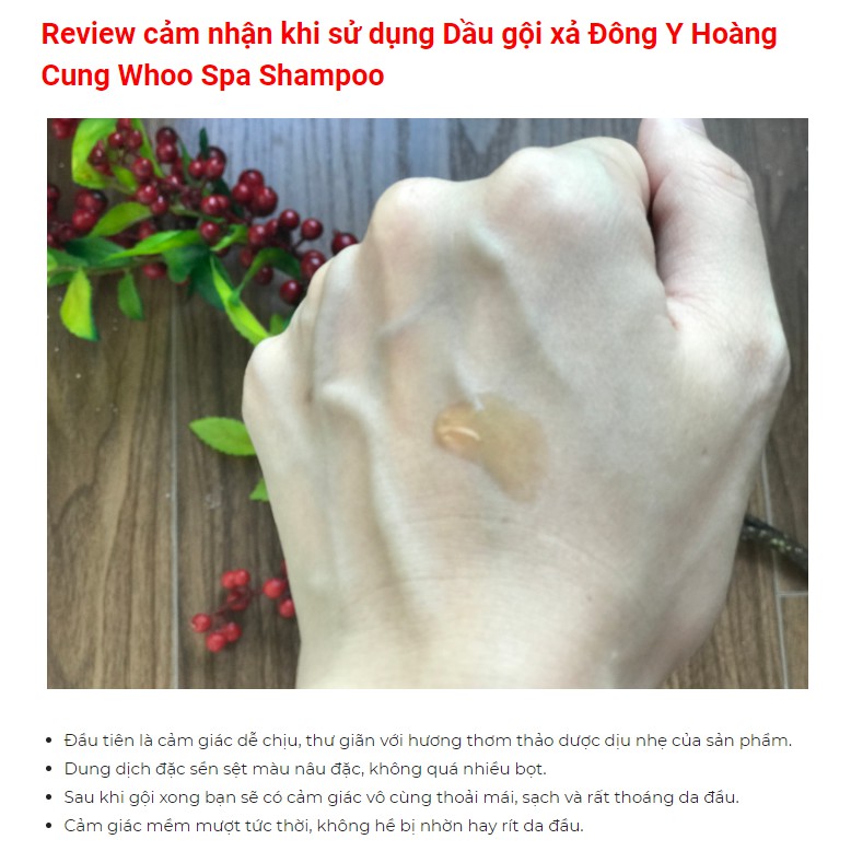 Gói dầu gội đầu, dầu xả đông y Whoo Spa Essence 8ml giúp giảm gãy rụng tóc, mọc tóc, nuôi tóc chắc khỏe, bóng mượt | BigBuy360 - bigbuy360.vn