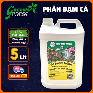 Phân đạm cá hữu cơ Green Farm dành cho hoa hồng rau sạch phân bón hữu cơ đạm cá humic bật chồi to cây MS134