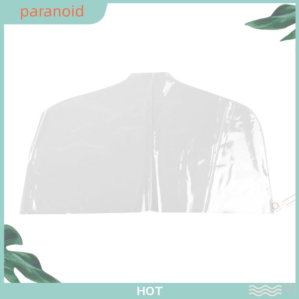 Paranoid Clothes Storage Bags PVC Transparent Dust Bag Suit Overcoat Hanging Pocket