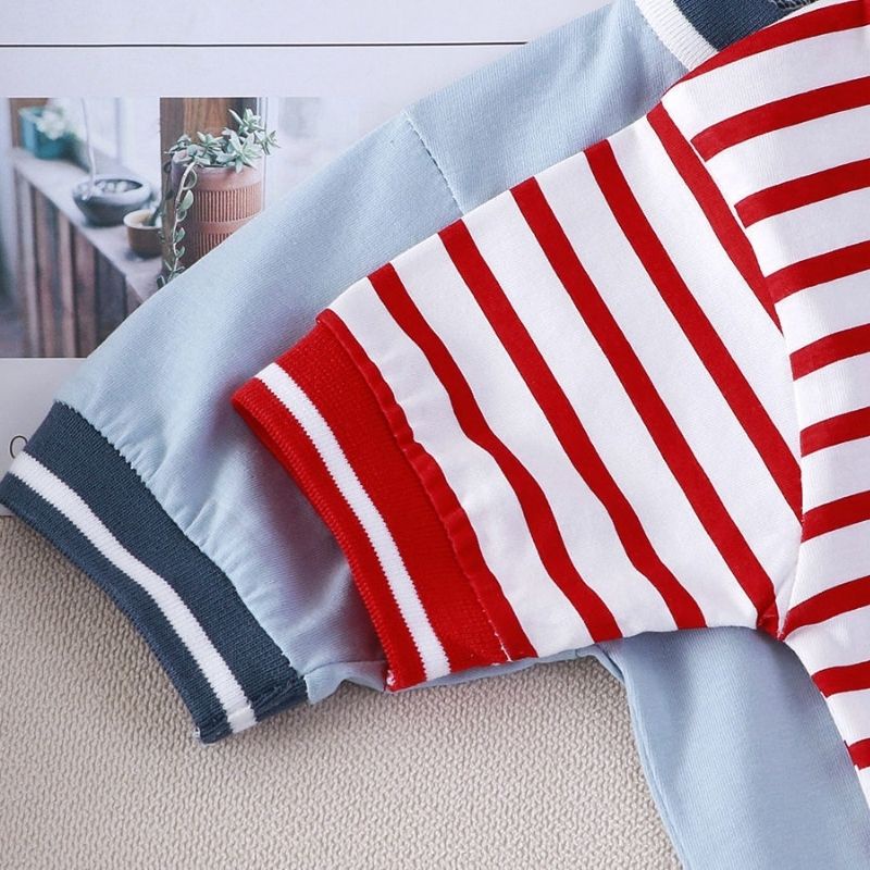 Áo polo cho bé thêu ngực hình thú hàng Quảng Châu cao cấp chất cotton siêu thoáng mát JIMADO E2.081.KEDO.120