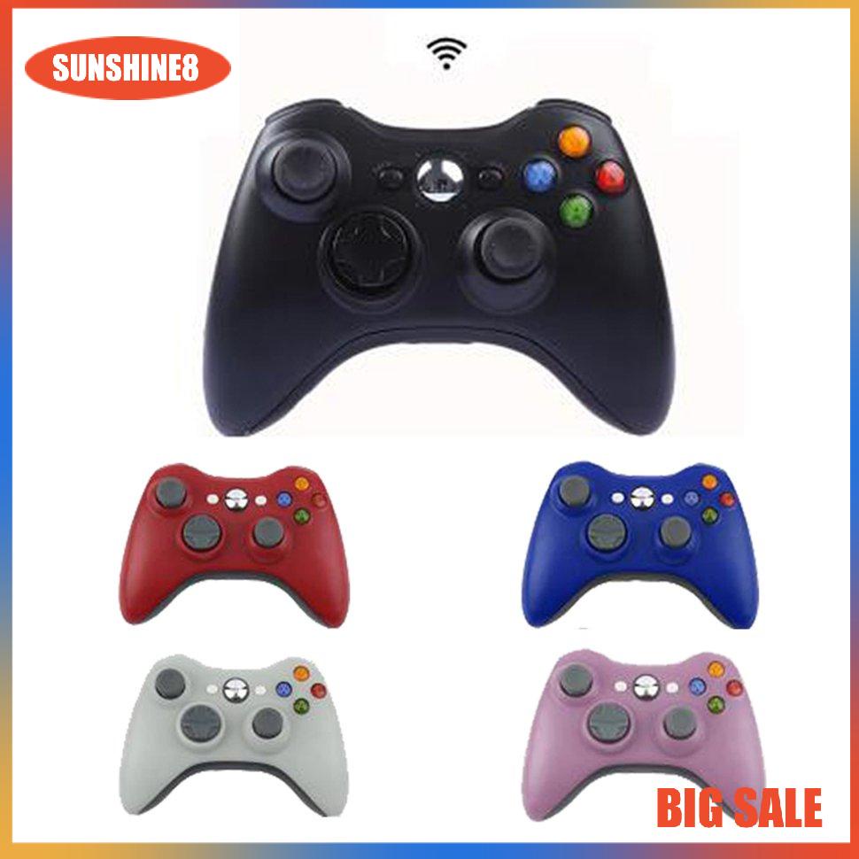 【SUN】For Xbox 360 2.4g Wireless Gamepad With Receiver Pc Computer Notebook Precise