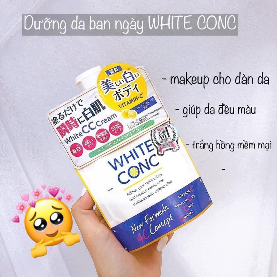 Sữa Dưỡng Thể Trắng Da White Conc Vitamin C 200g