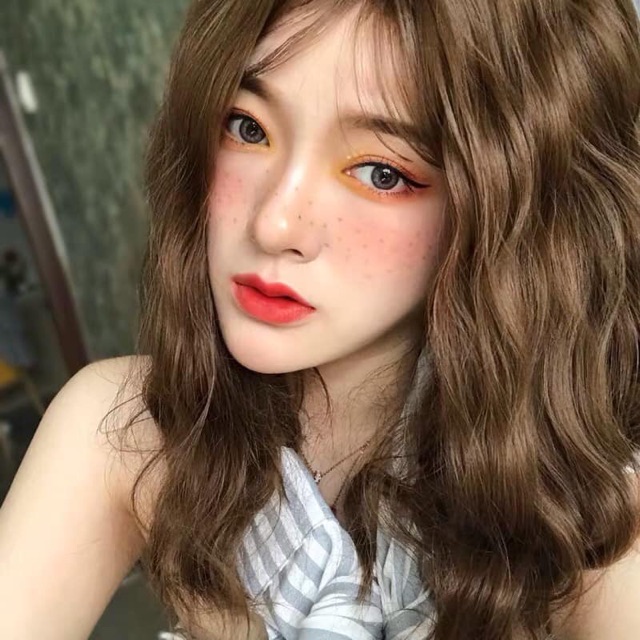 TÓC GIẢ SÓNG PHỒNG LỬNG MÁI THƯA TẶNG LƯỚI TRÙM