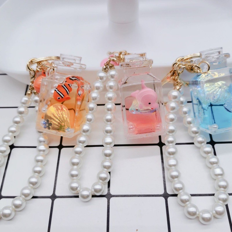 Móc khoá nước sinh vật đại dương siêu siêu đẹp 🐬🐳🐠