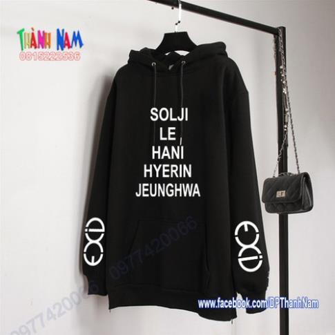 ÁO HOODIE NHÓM NHẠC EXID, ÁO THU ĐÔNG EXID