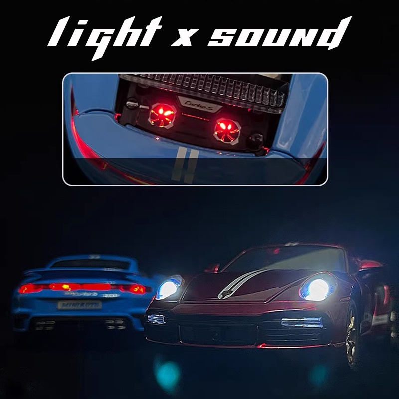 Mô Hình Xe Hơi Porsche 911 Turbo S Tỉ Lệ 1: 32 Bằng Hợp Kim Có Đèn Và Nhạc Cho Bé Trai