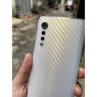 dán lưng vân carbon LG velvet