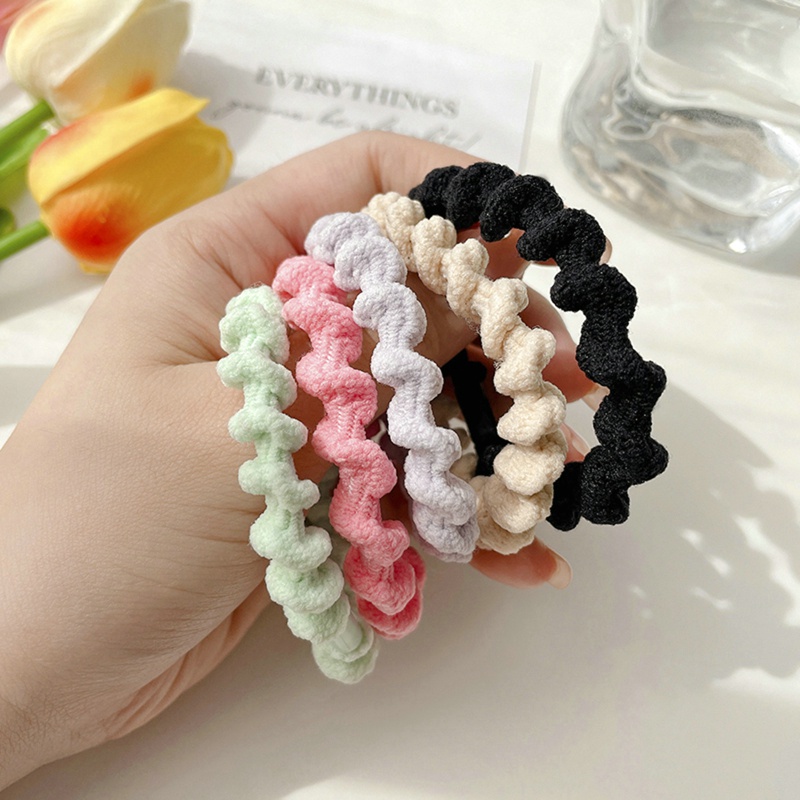 Set 2 Dây Buộc Tóc Co Giãn Nhiều Màu Sắc Đầy Cá Tính