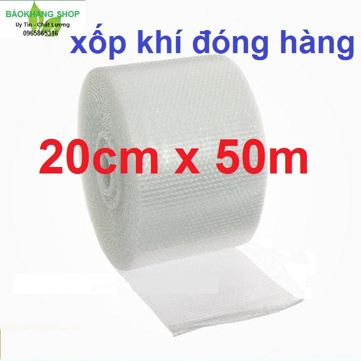 Kích Thước 0.2x50 (m) Cuộn Bóng Khí Đóng Hàng - xốp hơi chống sốc