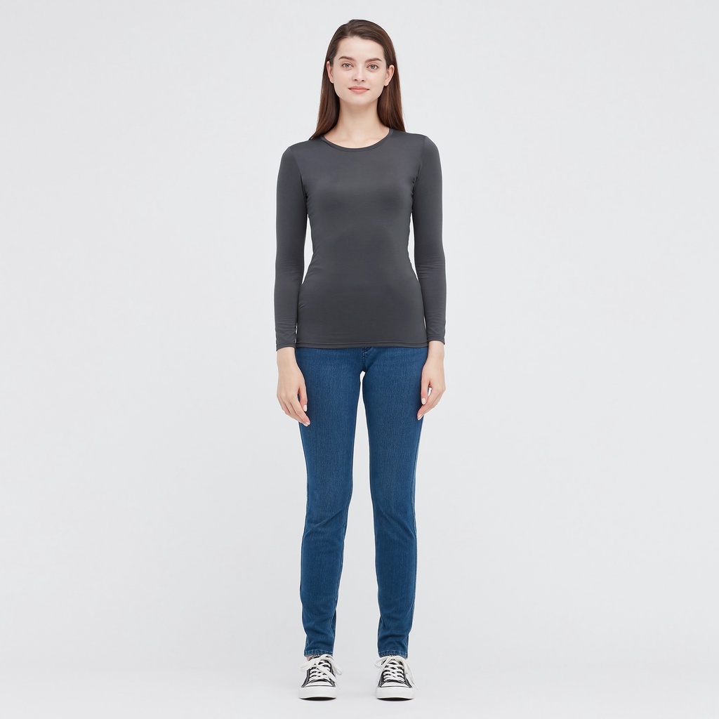 Áo giữ nhiệt UNIQLO Nữ dài tay cổ tròn ❤️