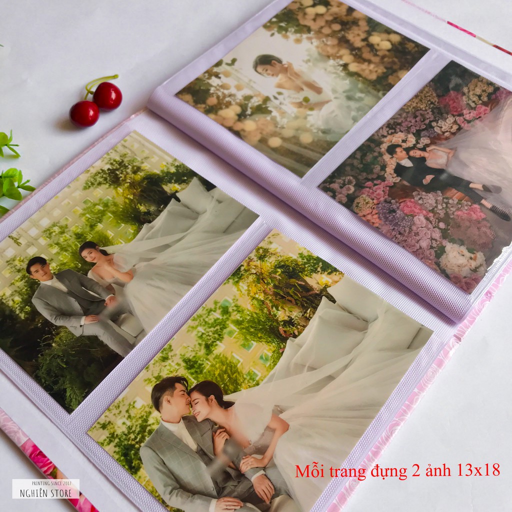 [FREE SHIP - TẶNG MÓC KHÓA 30K] Album Ảnh 13x18 In Bìa Theo Yêu Cầu Đựng 120-304 Ảnh | BigBuy360 - bigbuy360.vn